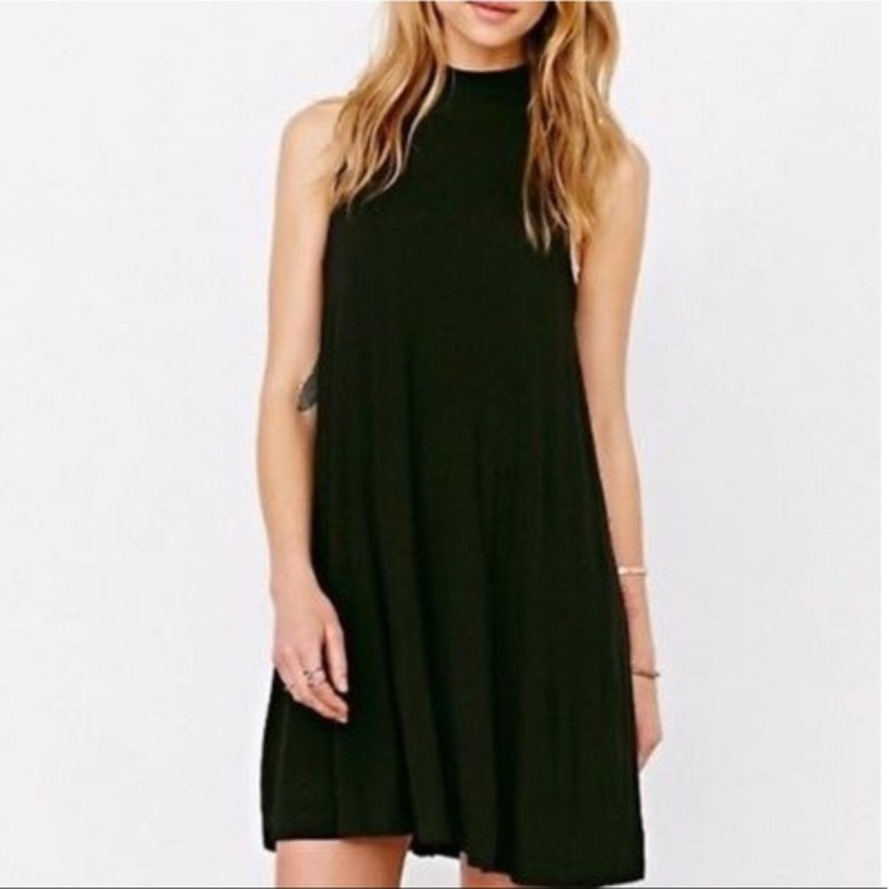 Topshop mock neck swing dress